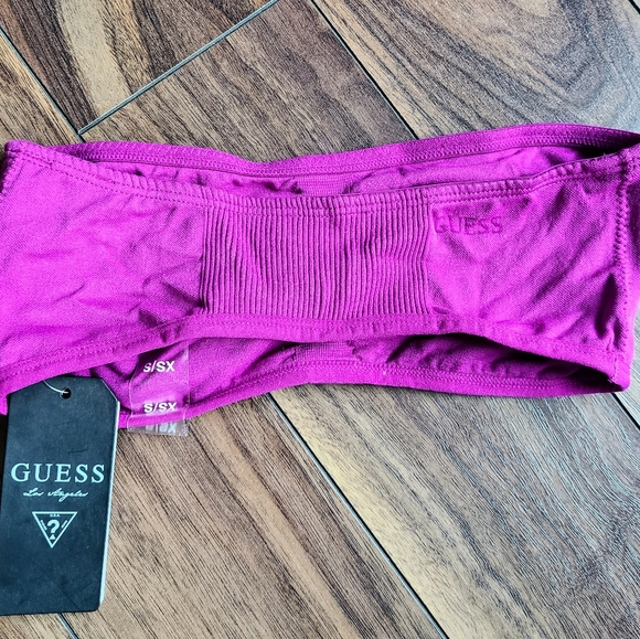GUESS Bright Fuschia Seamless Bandeau - Picture 3 of 4